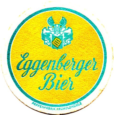 vorchdorf o-a eggen rund 210 1ab (215-eggenberger bier-blaugelb)